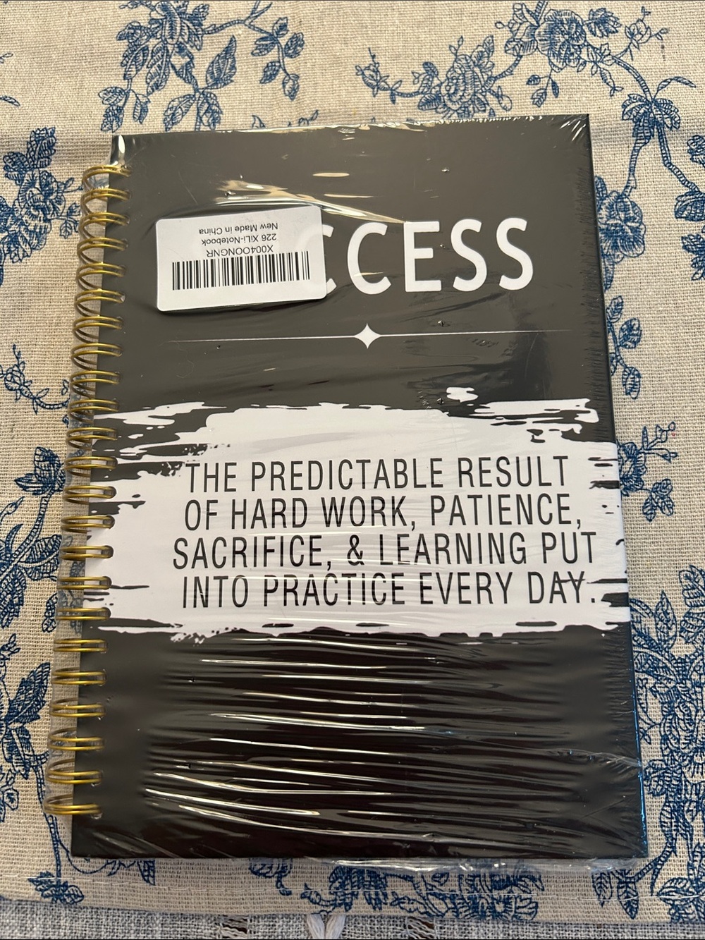 Success Spiral-Bound Journal - Black
